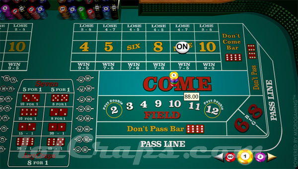 Craps Lay Bet Payout