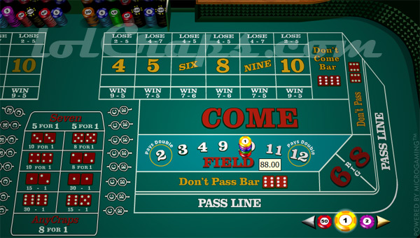 craps field bet